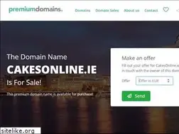 Sites similar to cakesonline.ie