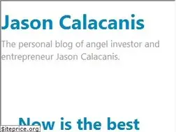 Sites similar to calacanis.com