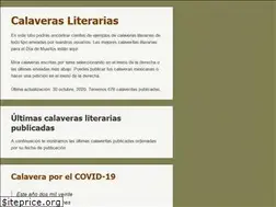 Sites similar to calaveras-literarias.com