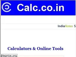 Sites similar to calc.co.in