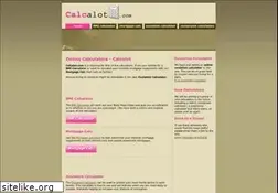 Sites similar to calcalot.com