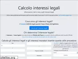 Sites similar to calcolointeressilegali.it