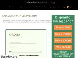 Sites similar to calcoloprestito.org