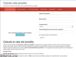 Sites similar to calcolorataprestito.com