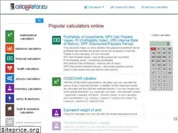 Sites similar to calcoolator.eu