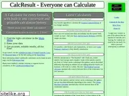 Sites similar to calcresult.com