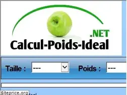 Sites similar to calcul-poid-ideal.net