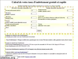 Sites similar to calcul-taux-endettement.fr