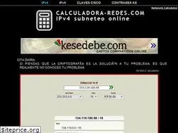 Sites similar to calculadora-redes.com