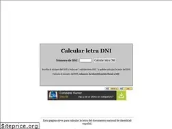 Sites similar to calcular-letra-dni.appspot.com
