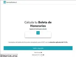 Sites similar to calcularboleta.cl