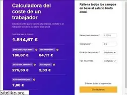 Sites similar to calcularcostetrabajador.com
