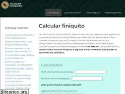 Sites similar to calcularfiniquito.com.mx