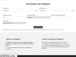 Sites similar to calcularfiniquito.com