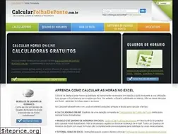Sites similar to calcularfolhadeponto.com.br