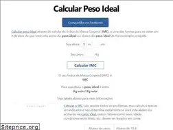 Sites similar to calcularpesoideal.com.br