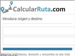 Sites similar to calcularruta.com