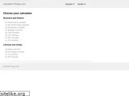 Sites similar to calculate-things.com