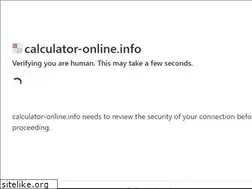 Sites similar to calculator-online.info