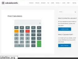 Sites similar to calculator.info