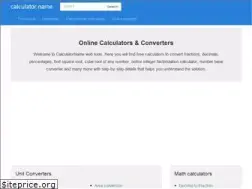 Sites similar to calculator.name