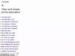 Sites similar to calculator.tobani.com