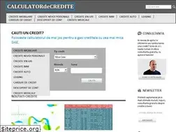 Sites similar to calculatordecredite.ro