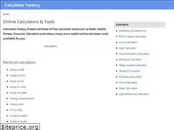Sites similar to calculatorfactory.com