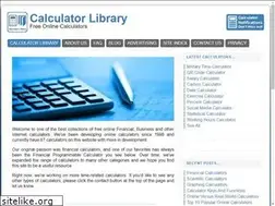 Sites similar to calculatorlibrary.com