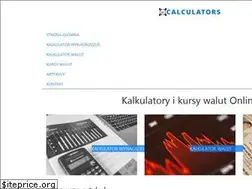Sites similar to calculators.pl