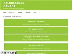 Sites similar to calculatorscanada.ca