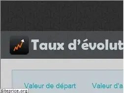 Sites similar to calculer-taux-evolution.fr