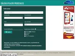 Sites similar to calculo-plazosprocesales.com