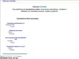 Sites similar to calculocorreto.com