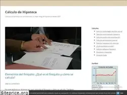 Sites similar to calculodehipoteca.net