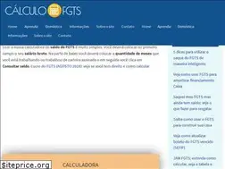 Sites similar to calculofgts.net