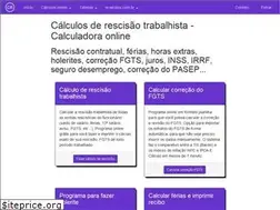 Sites similar to calculorescisao.com.br