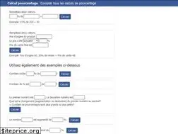 Sites similar to calculpourcentage.net