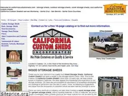 Sites similar to calcustomsheds.com