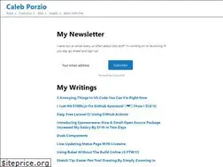 Sites similar to calebporzio.com
