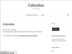 Sites similar to calendae.es