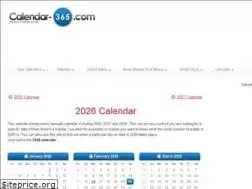 Sites similar to calendar-365.com