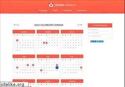 Sites similar to calendar-canada.ca