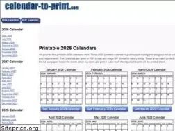Sites similar to calendar-to-print.com