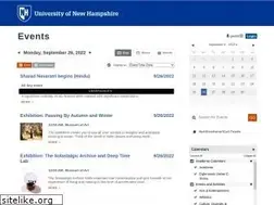 Sites similar to calendar.unh.edu