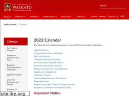 Sites similar to calendar.waikato.ac.nz