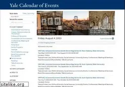 Sites similar to calendar.yale.edu