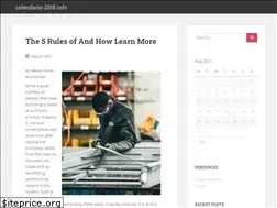 Sites similar to calendario-2018.info
