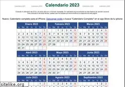 Sites similar to calendario.org