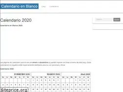 Sites similar to calendarioblanco.com
